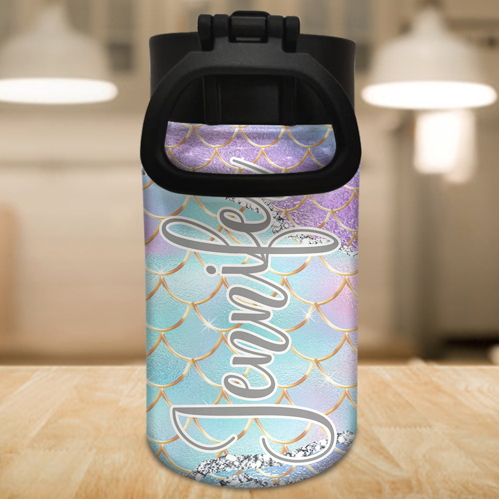 La Petite Sirène - Gourde personnalisée pour toute la famille et les enfants