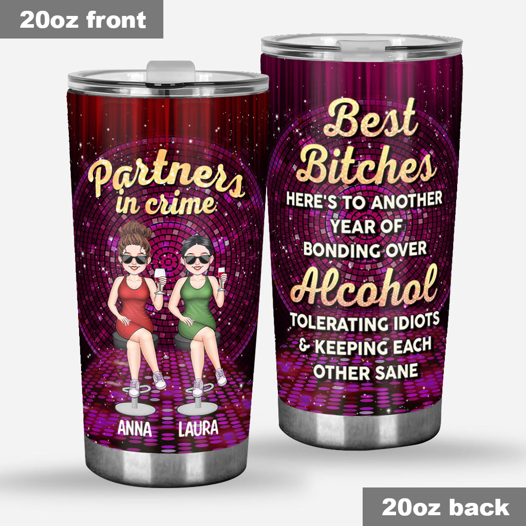 If We Get Caught - Personalized Bestie Tumbler