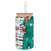 Nurse Life Funny Sayings - Personalized Nurse Can Glass