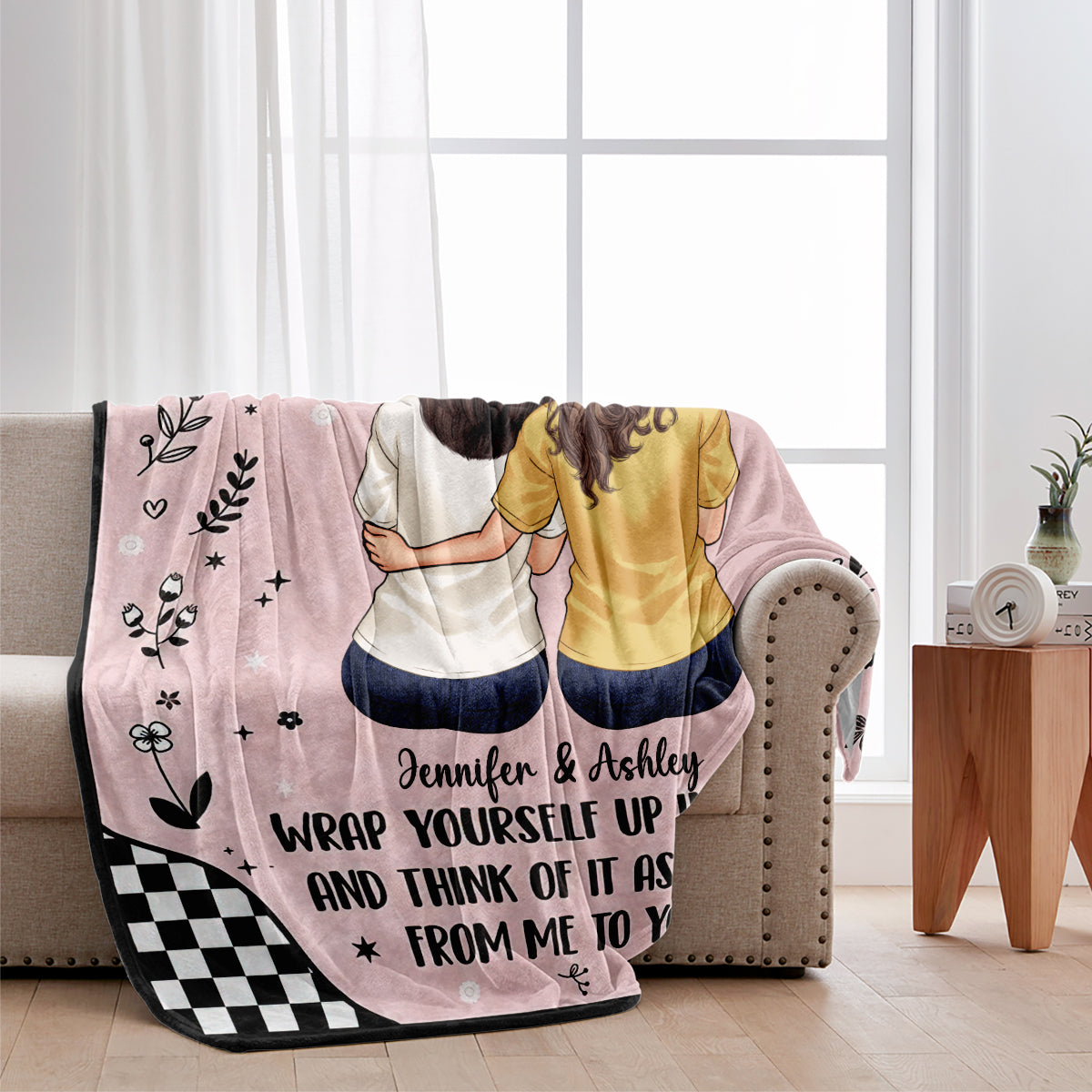 La vie est dure - Couverture personnalisée pour frères et sœurs