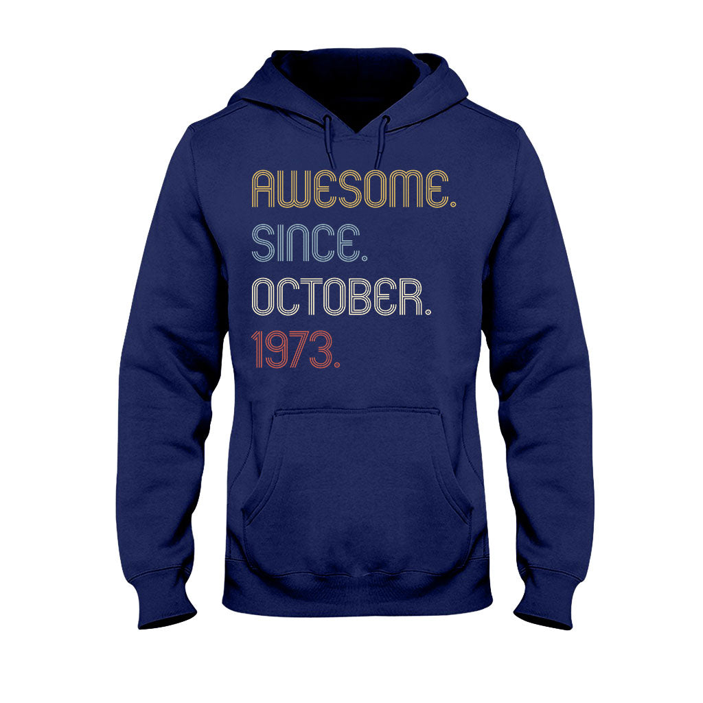 Awesome Since - Personalized Birthday T-shirt And Hoodie