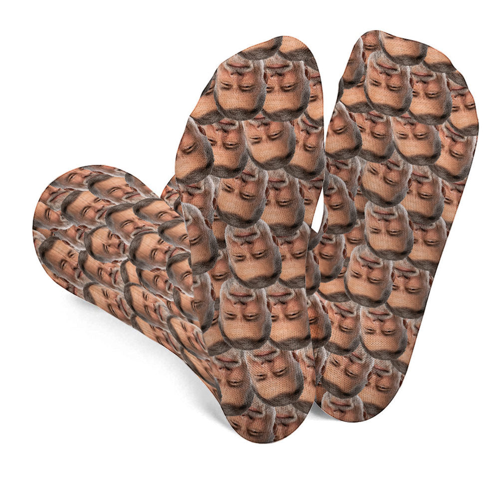 Individuell bedruckte Socken mit Onkel-Motiv