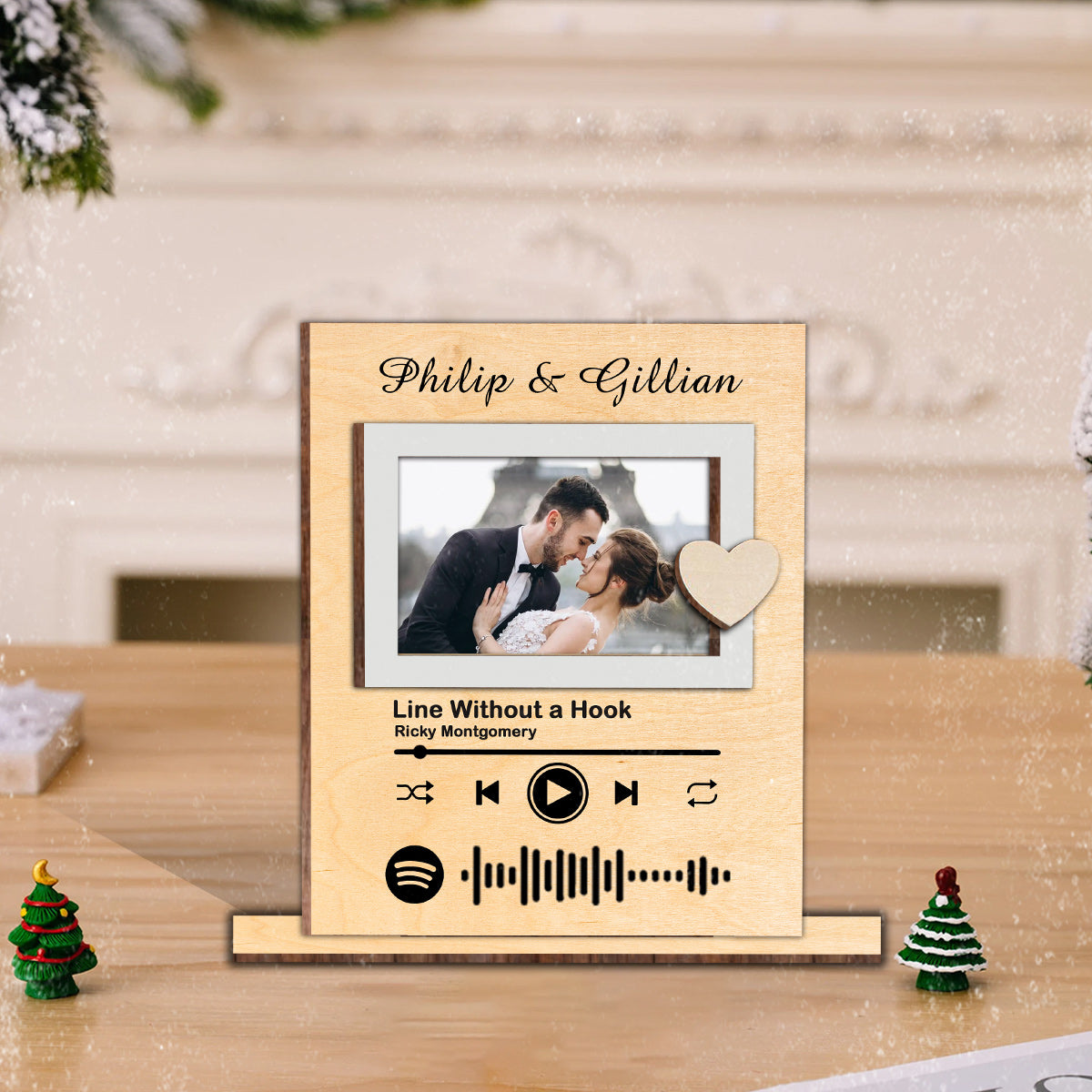 Our Song - Personalized Couple 3 Layered Big Freestanding