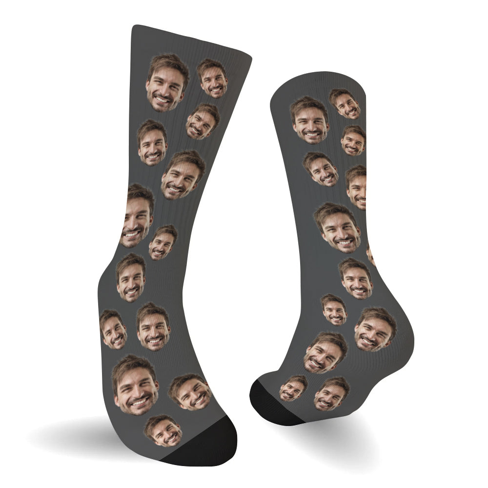Custom Face - Personalized Step Dad Socks
