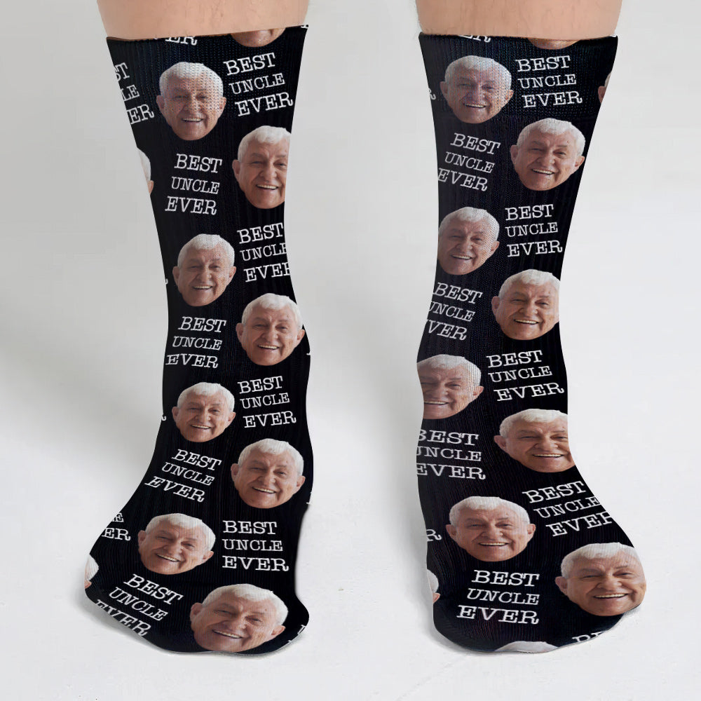 Custom Face - Personalized Uncle Socks