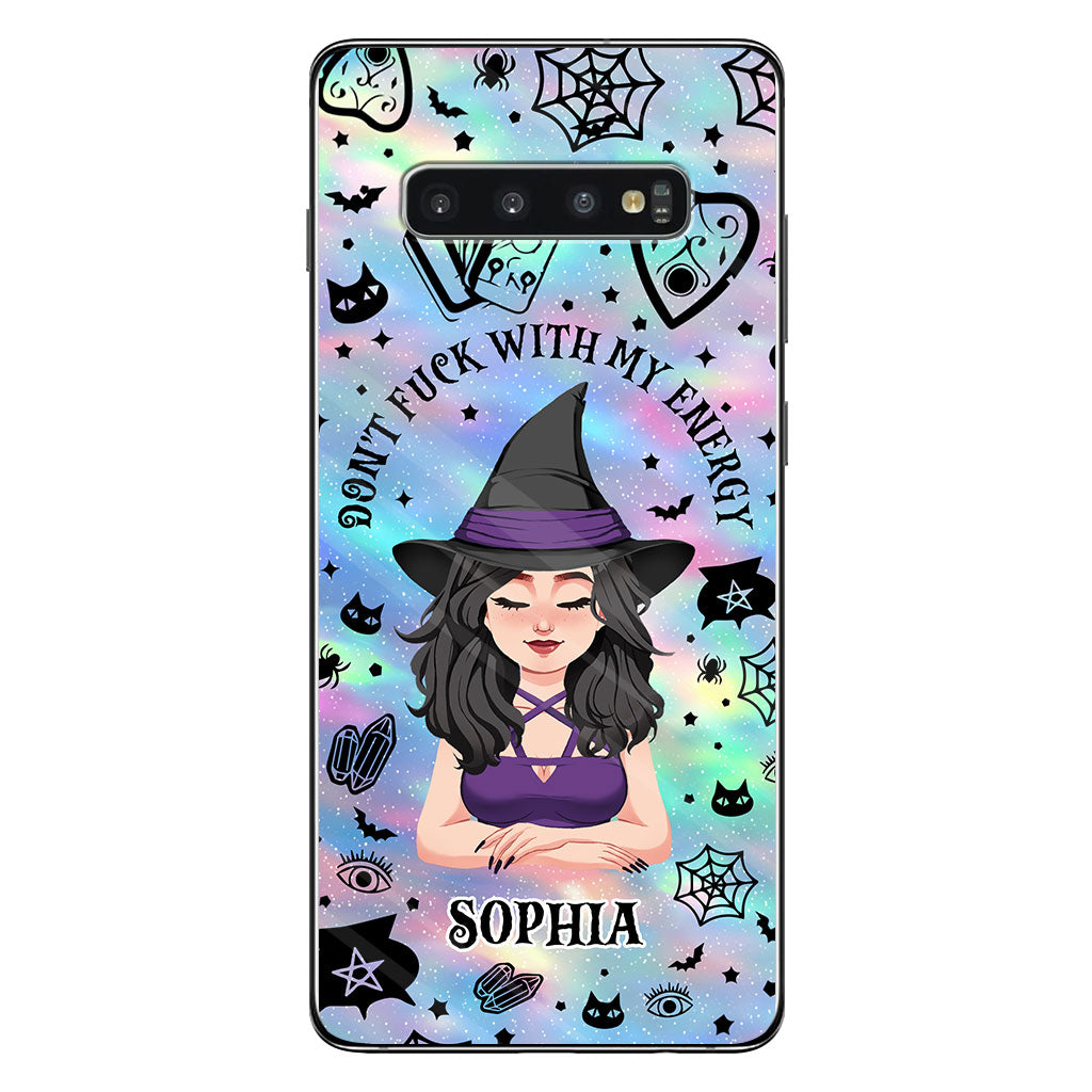 Don't F With My Energy - Personalized Witch Phone Case