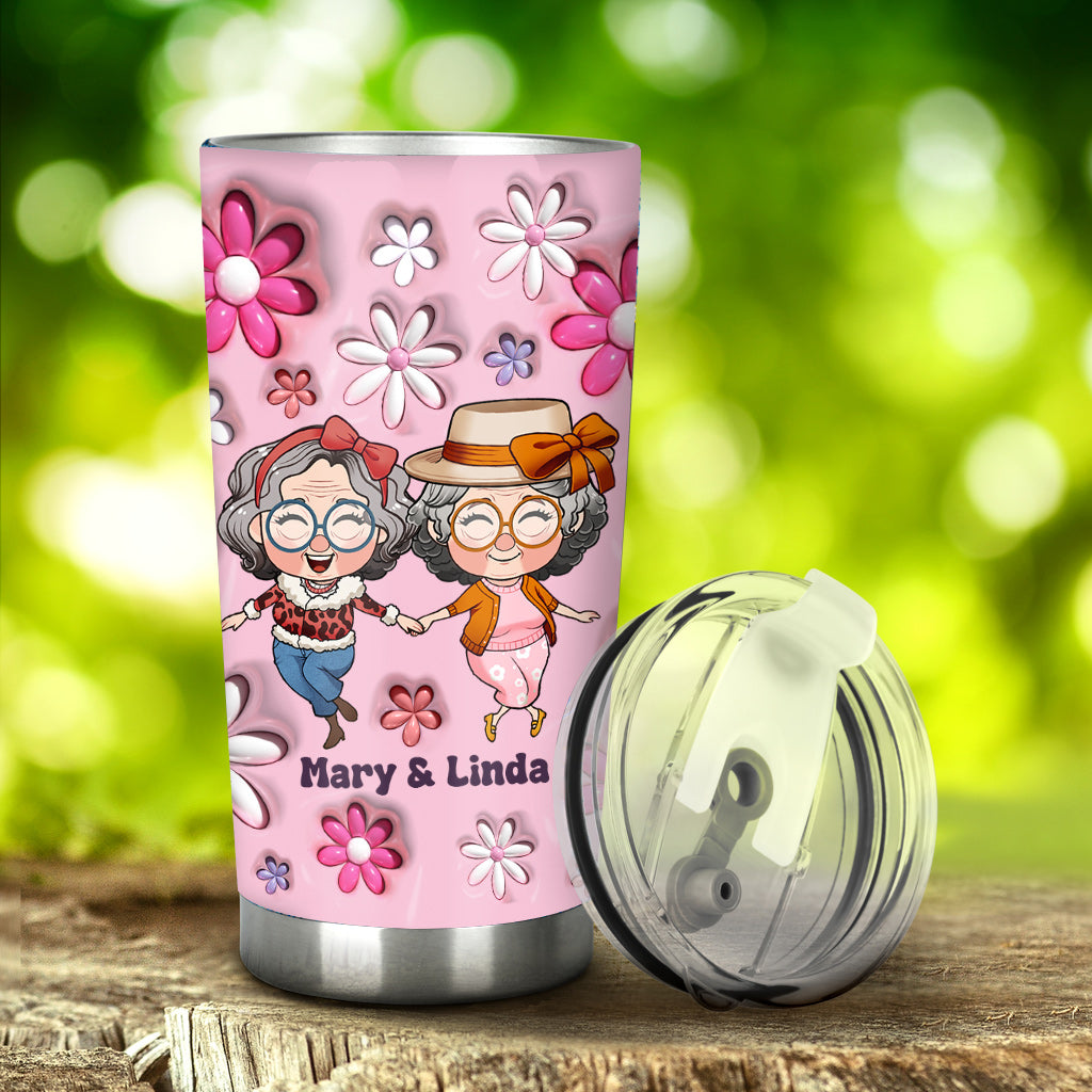 We Will Be Friends Until We Are Old And Senile - Gift for friend - Personalized Tumbler
