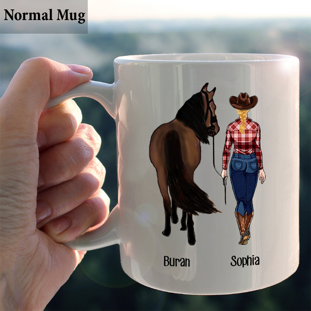 Just A Girl Who Loves Horses - Personalized Horse Mug
