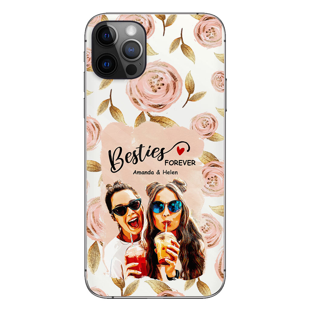 Besties Forever - Personalized Bestie Clear Phone Case