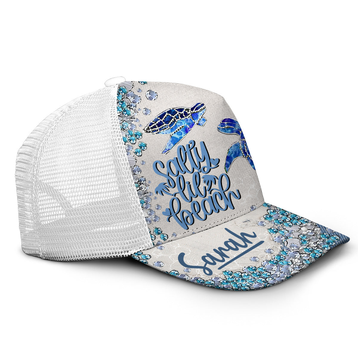 Turtle Bling - Personalized Turtle Trucker Hat