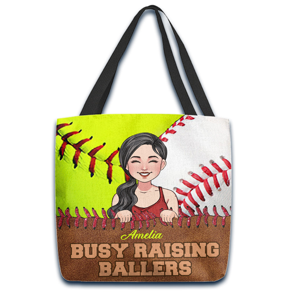 Love Softball - Personalized Softball Tote Bag