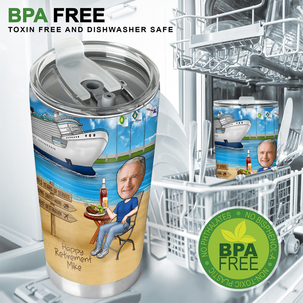 Bonne retraite ! Gobelet isotherme personnalisé pour retraités