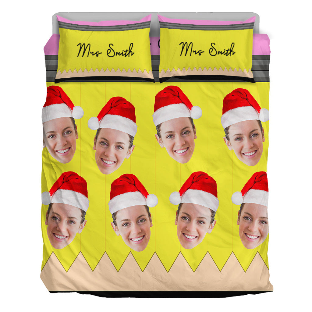 Lehrerleben – Personalisiertes Lehrer-Quilt-Set