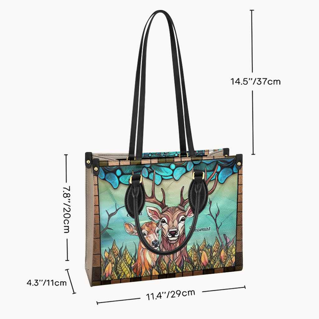 You & Me We Got This - Personalized Hunting Leather Handbag