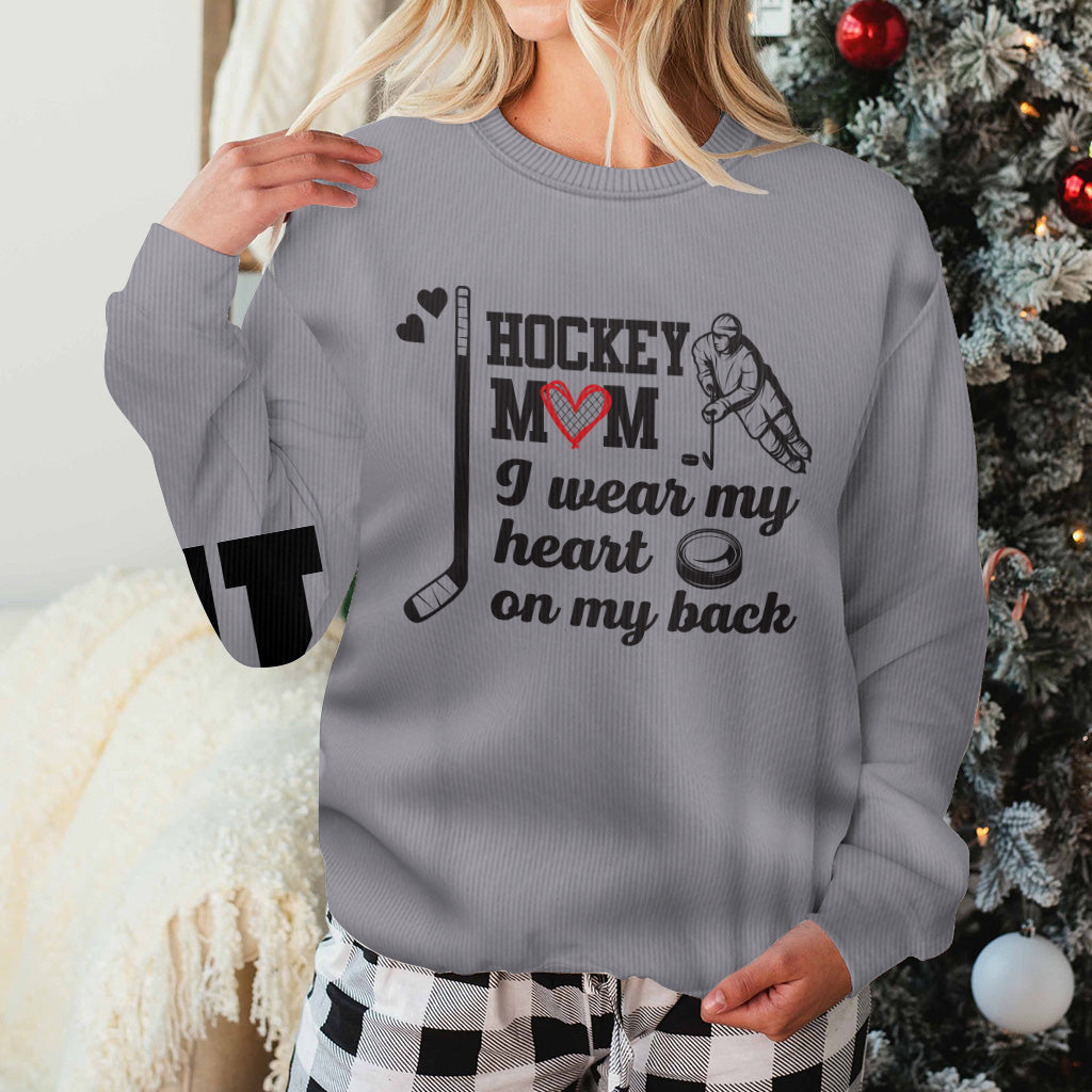 Hockey-Mama – Personalisierter Hockey-Pullover
