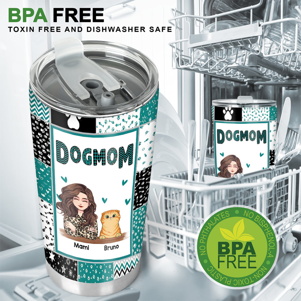 Hundemama – Geschenk für Katzenliebhaber – Personalisierter Becher