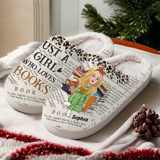 One More Chapter - Personalized Book Slippers