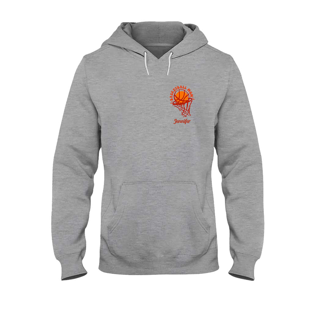 Maman basketteuse - T-shirt et sweat à capuche personnalisés sur le thème du basket-ball