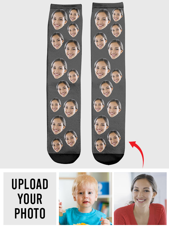 Custom Face - Personalized Aunt Socks
