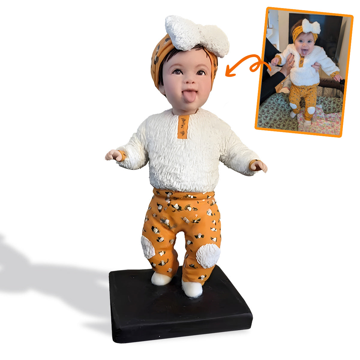 Cute Baby - Gift for Newborn - Personalized Bobblehead