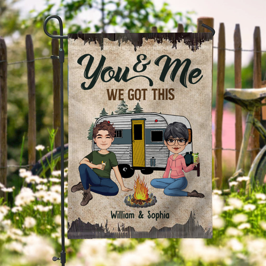 Making Memories One Campsite At A Time - Personalized Camping Garden Flag