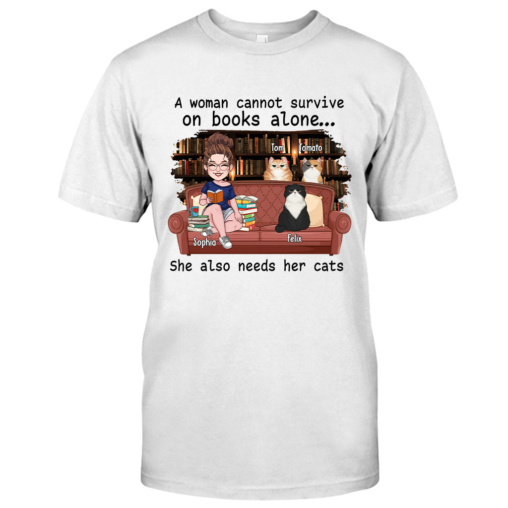 Just A Girl Who Loves Book - Personalized Book T-shirt & Hoodie