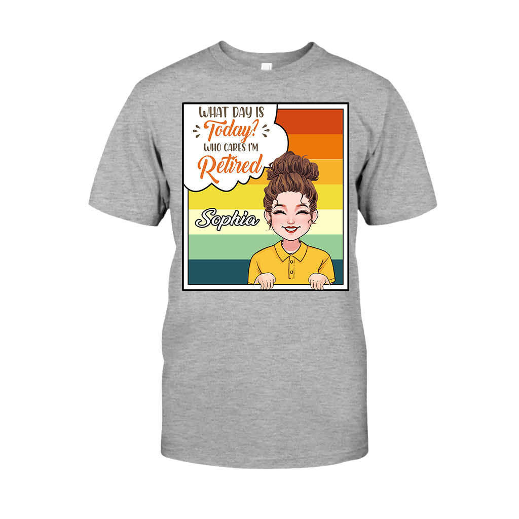 Quel jour sommes-nous ? - T-shirt et sweat à capuche personnalisés pour retraités