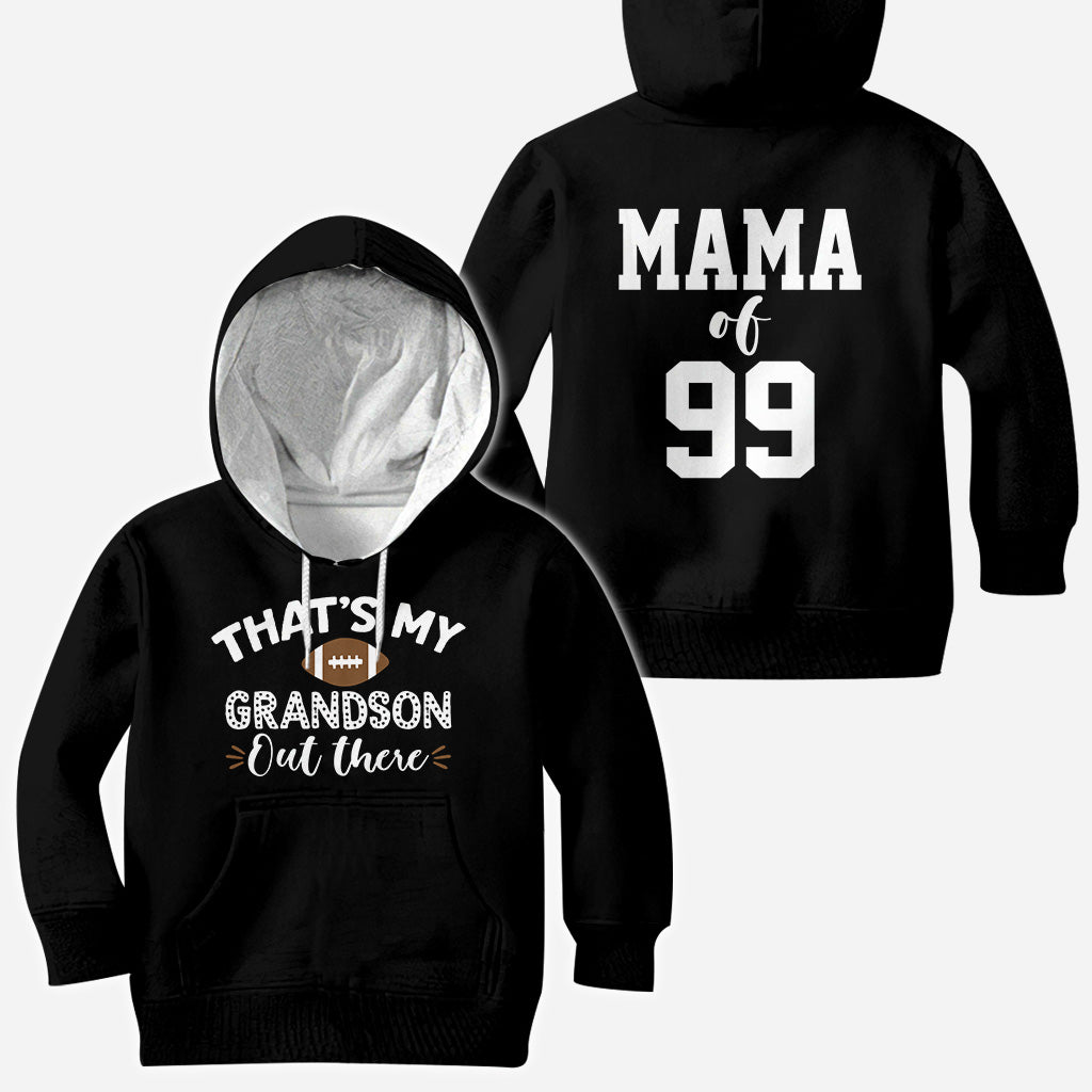 Maman, grand-mère, fière fan de foot - Cadeau football pour maman, grand-mère, épouse, elle - T-shirt personnalisé intégral
