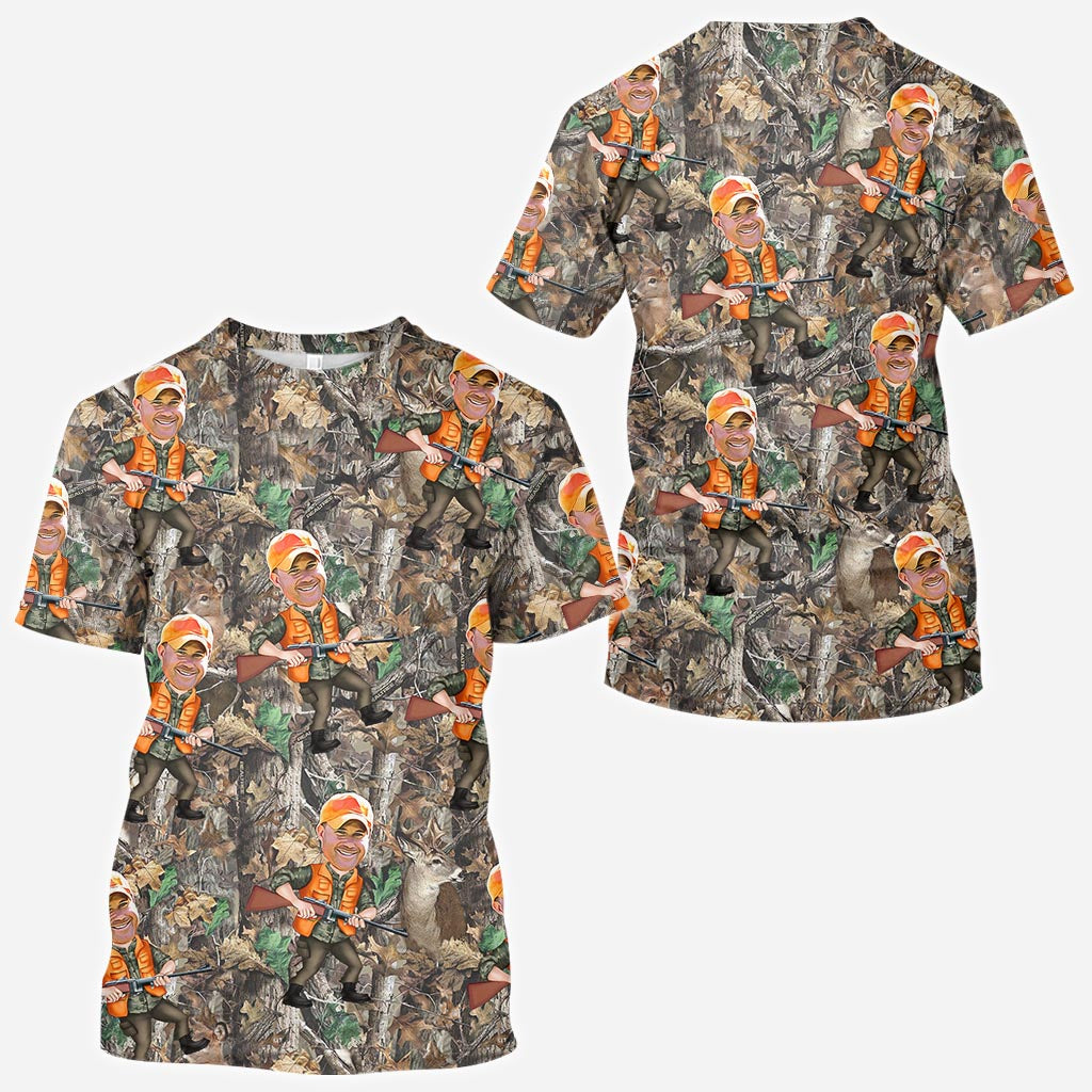 Photo Inserted Hunter - Personalized Hunting All Over Shirt
