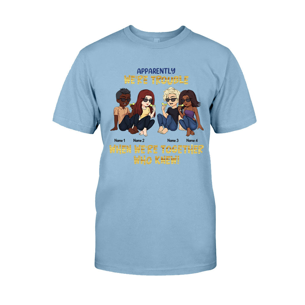 Beste Freundinnen sind die Schwestern, die wir uns selbst aussuchen – Geschenk für die beste Freundin – Personalisiertes T-Shirt und Hoodie
