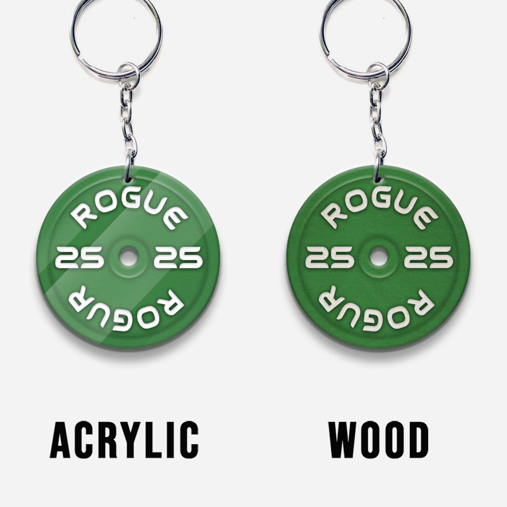 Weight Plates - Personalized Fitness Keychain