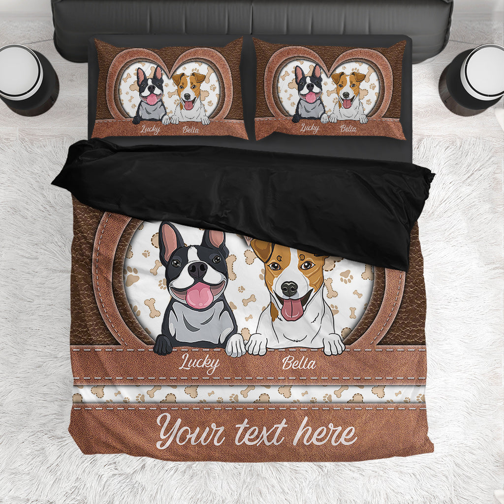 Dog Lovers - Personalized Dog Bedding Set