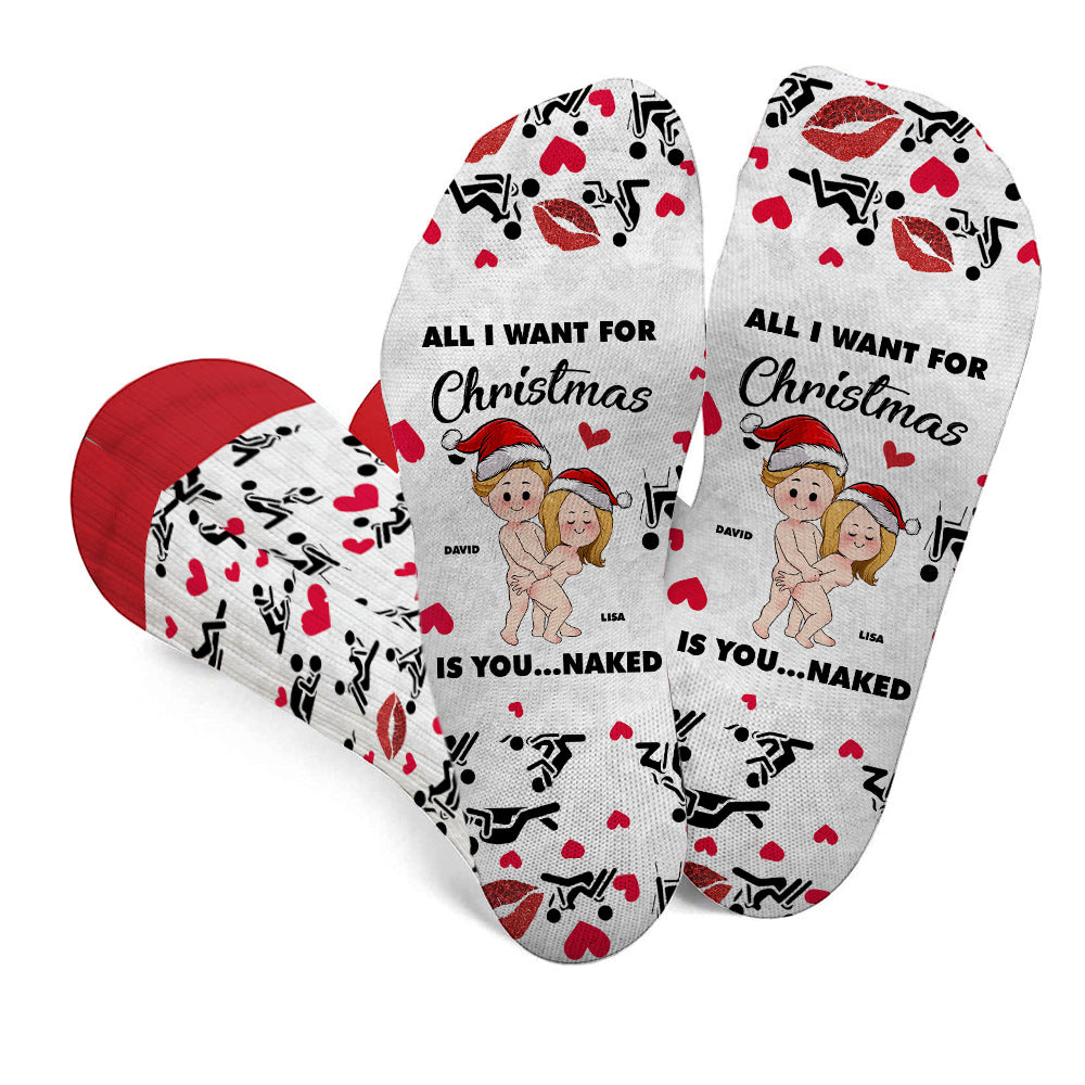 I Love You - Personalized Couple Socks