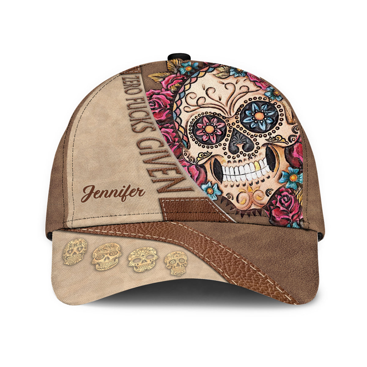 Zero F Given - Personalized Skull Classic Cap