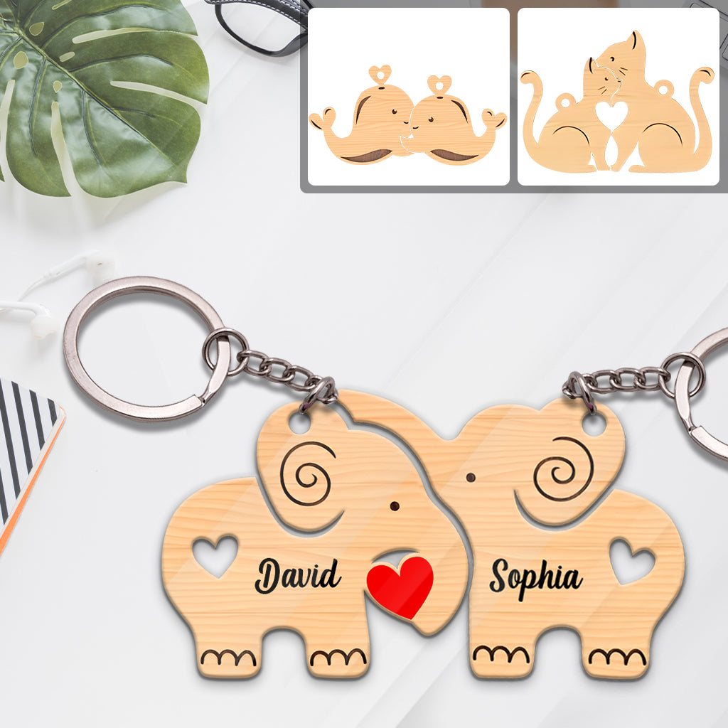 You And Me We Got This - Personalized Couple Keychain