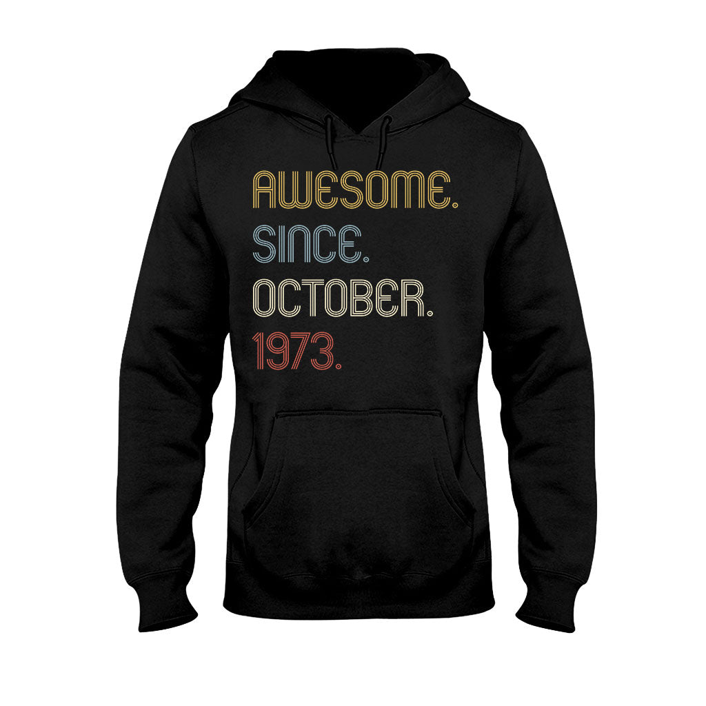 Awesome Since - Personalized Birthday T-shirt And Hoodie