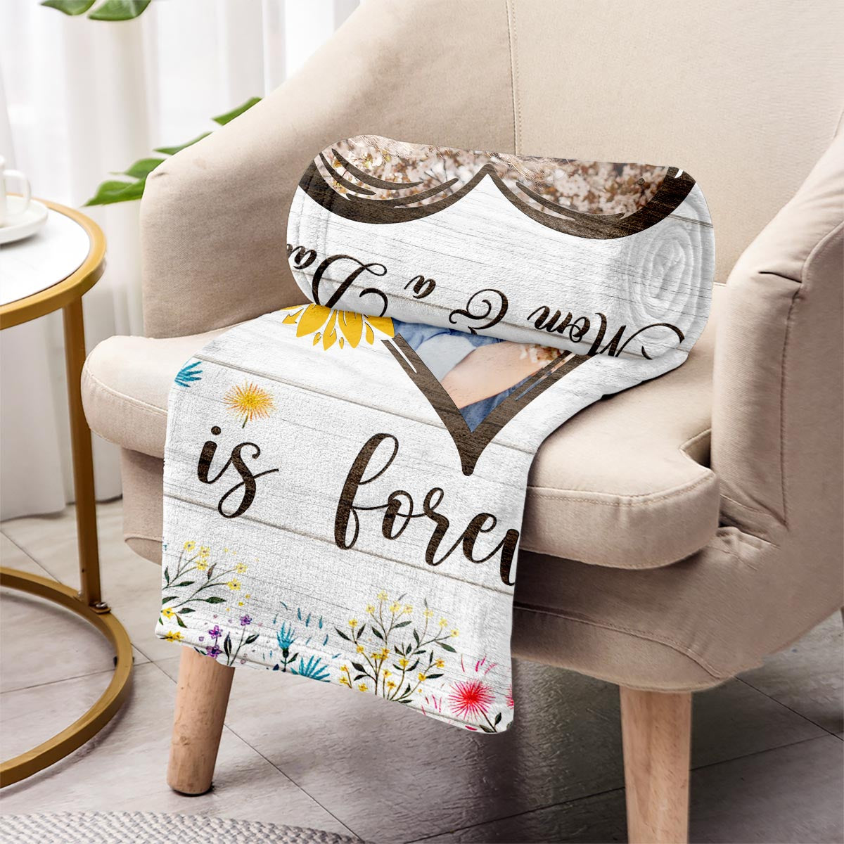 If We Had A Flower - Personalized Mother Blanket