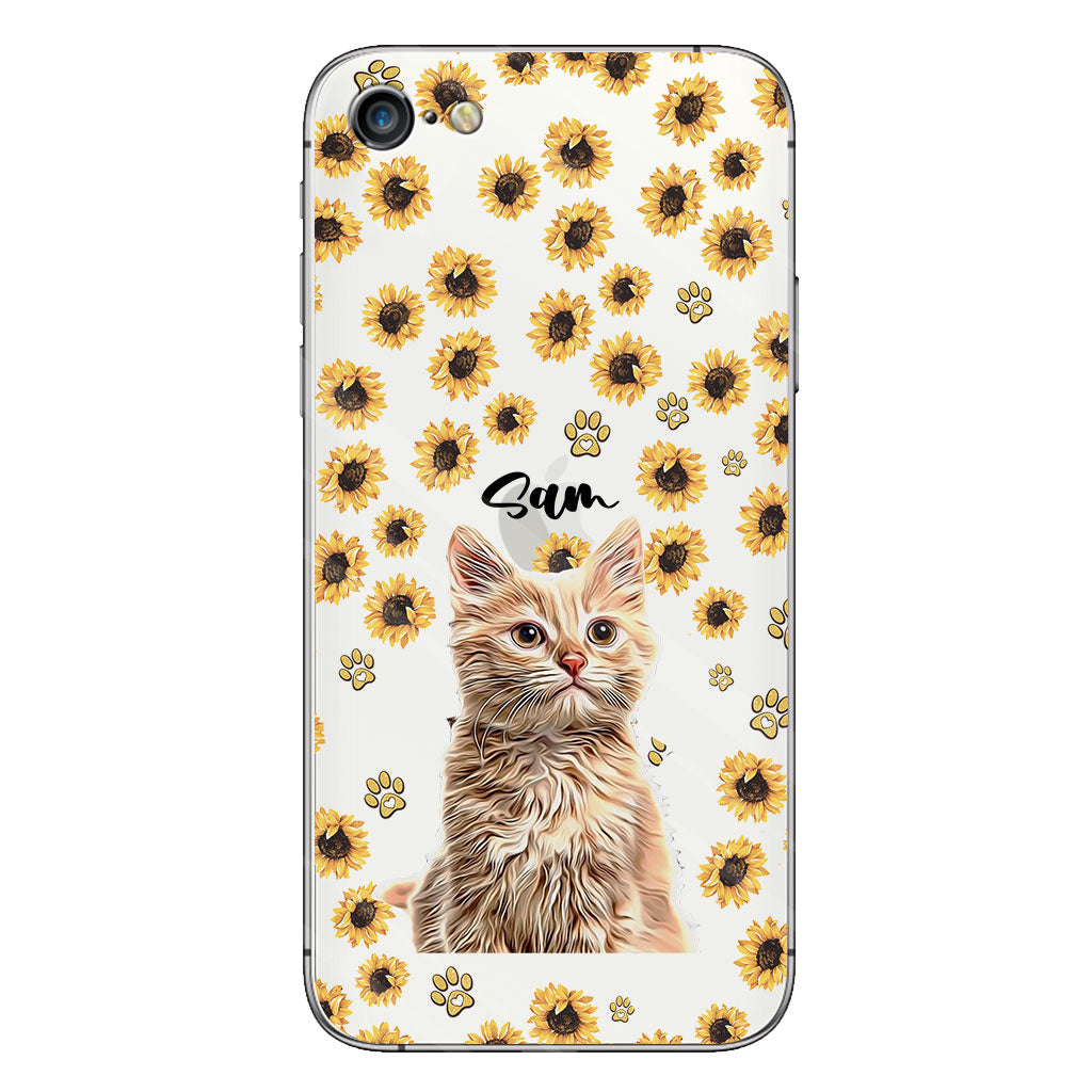 You Are My Sunshine - Personalized Dog Clear Phone Case