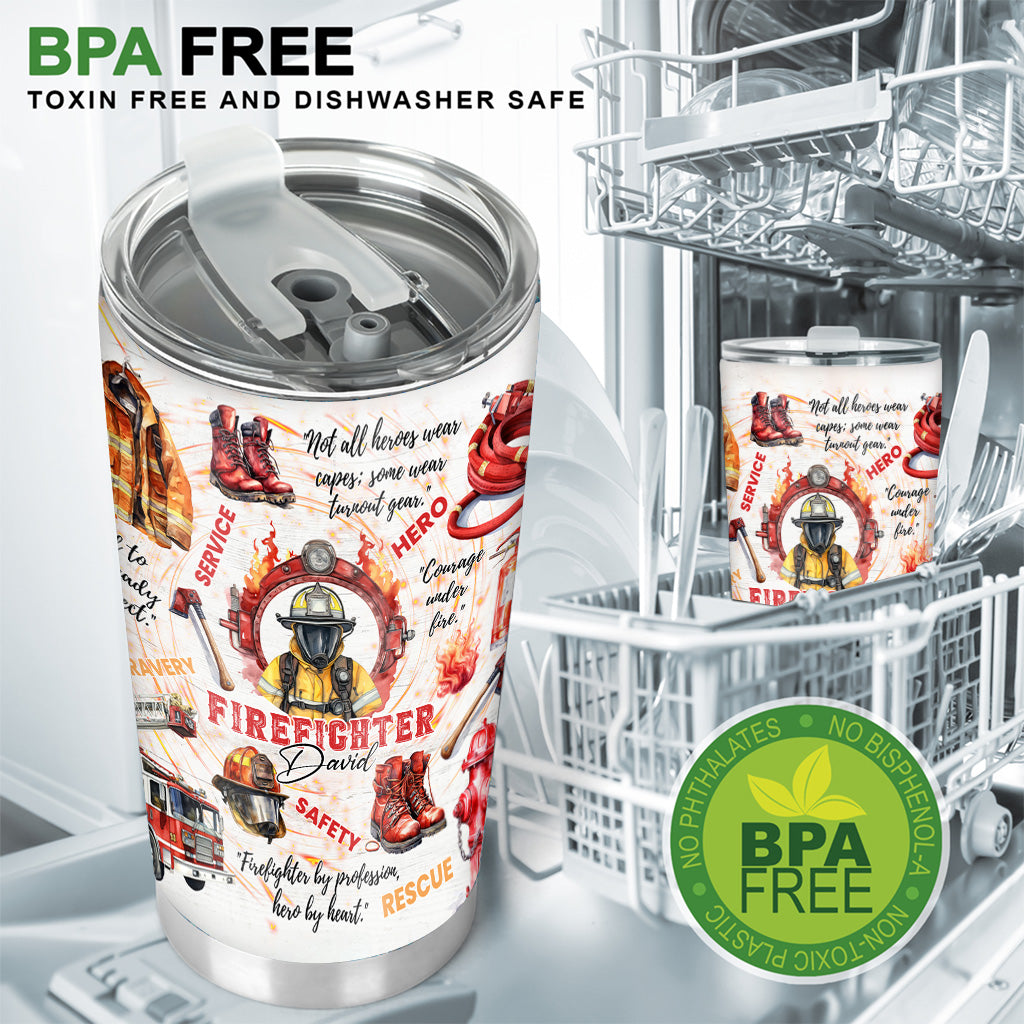 Mut in der Not – Personalisierter Feuerwehr-Trinkbecher