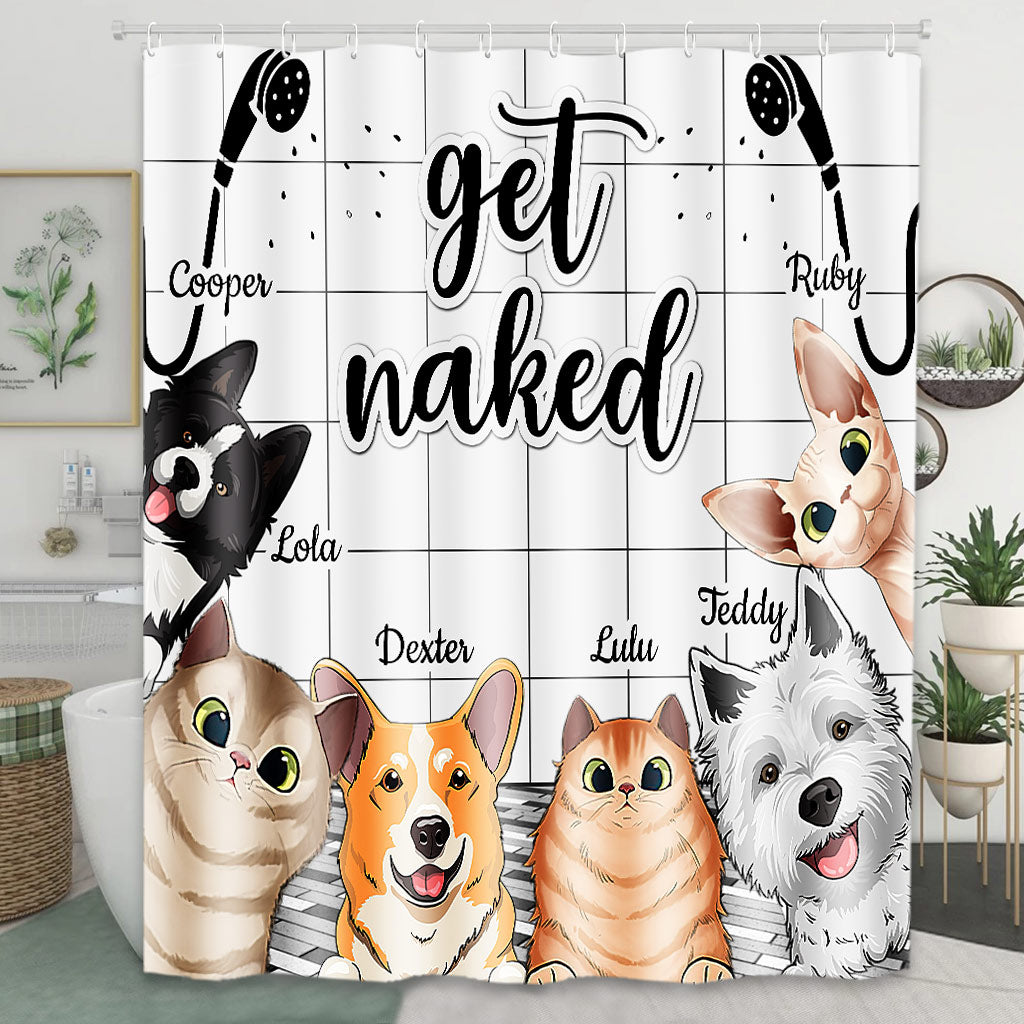 I Saw That - Personalized Dog Shower Curtain