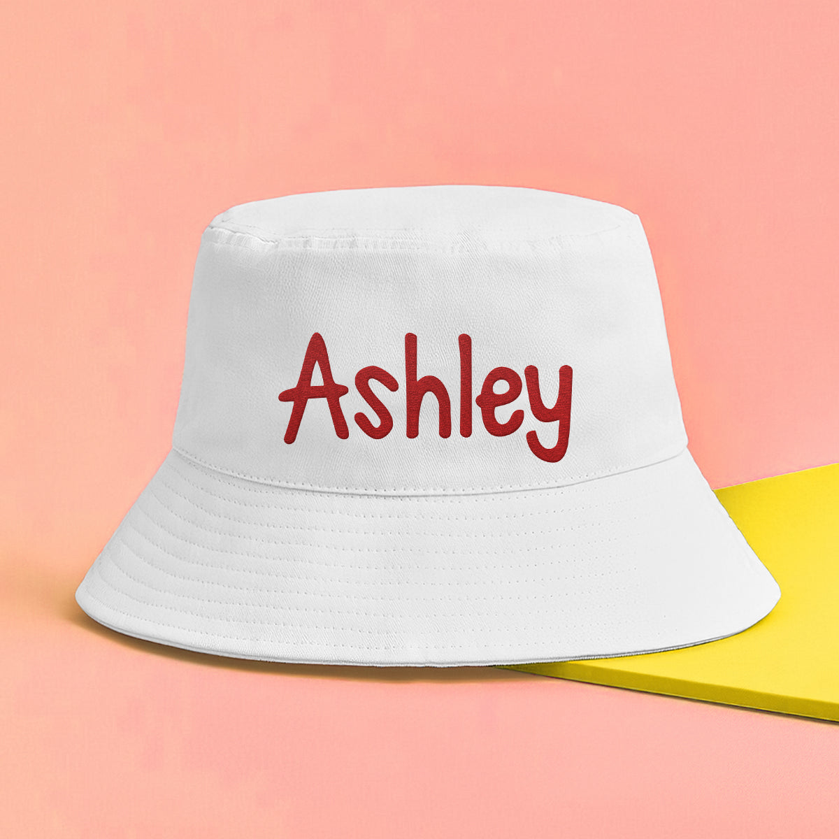 Custom Name - Personalized Couple Embroidered Bucket Hat