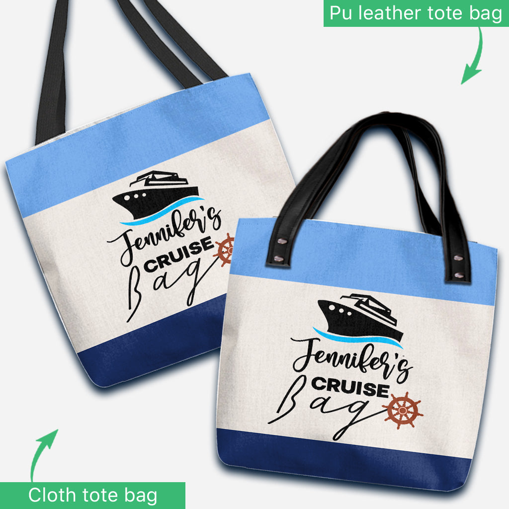 Tri-color Cruising - Personalized Cruising Tote Bag