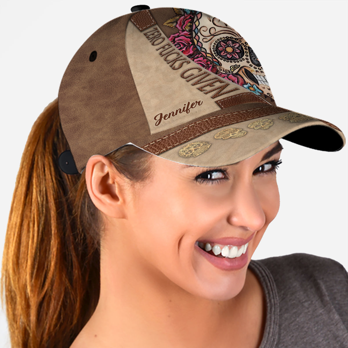 Zero F Given - Personalized Skull Classic Cap