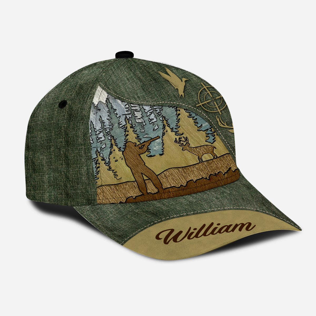 Forest Scenic - Personalized Hunting Classic Cap