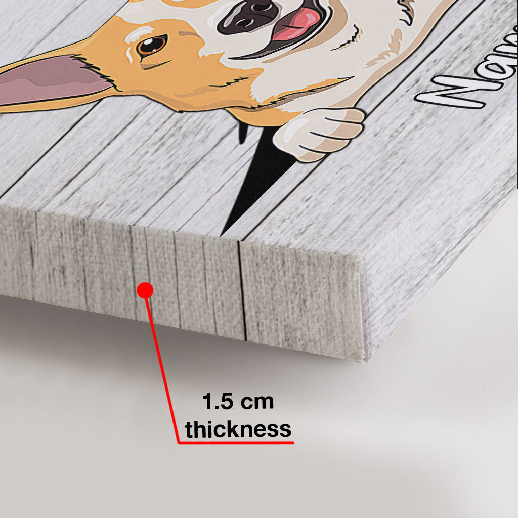 Meine Kinder haben Pfoten – Personalisierte Hundeleinwand und Poster