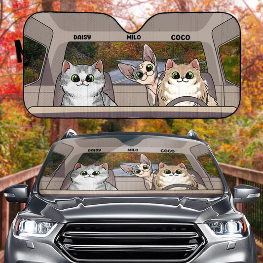 Lovely Paws - Personalized Dog Car Sunshade