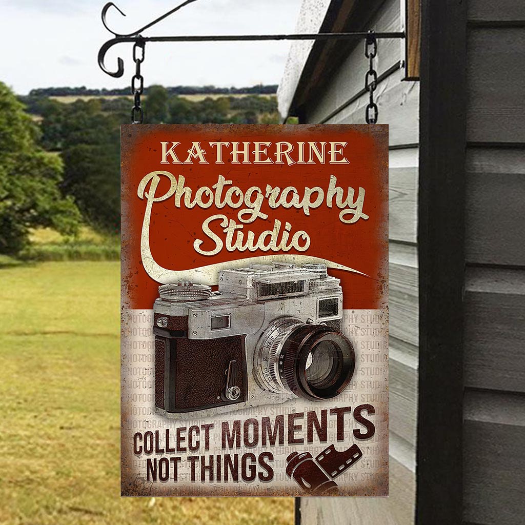 Photography Studio - Personalized Photography Rectangle Metal Sign