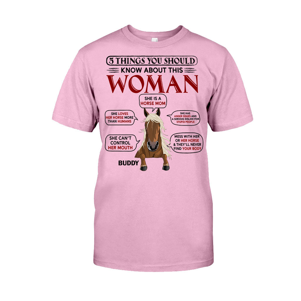 Horse Mom - Personalized Horse T-shirt & Hoodie