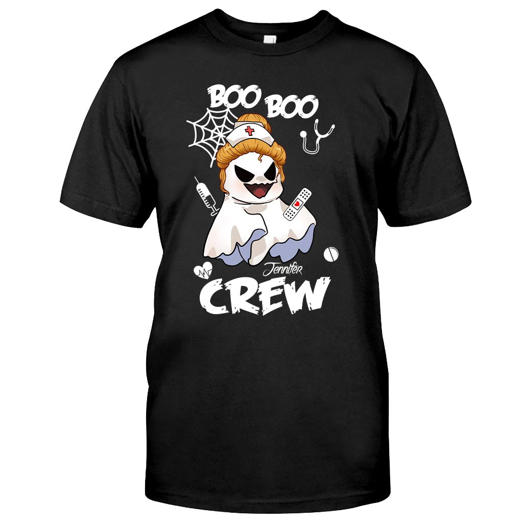 Boo Boo Crew - Personalized Nurse T-shirt And Hoodie