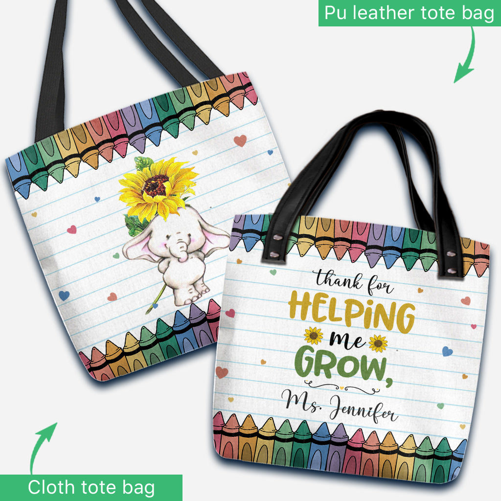 Teach Love Inspire - Personalized Teacher Tote Bag